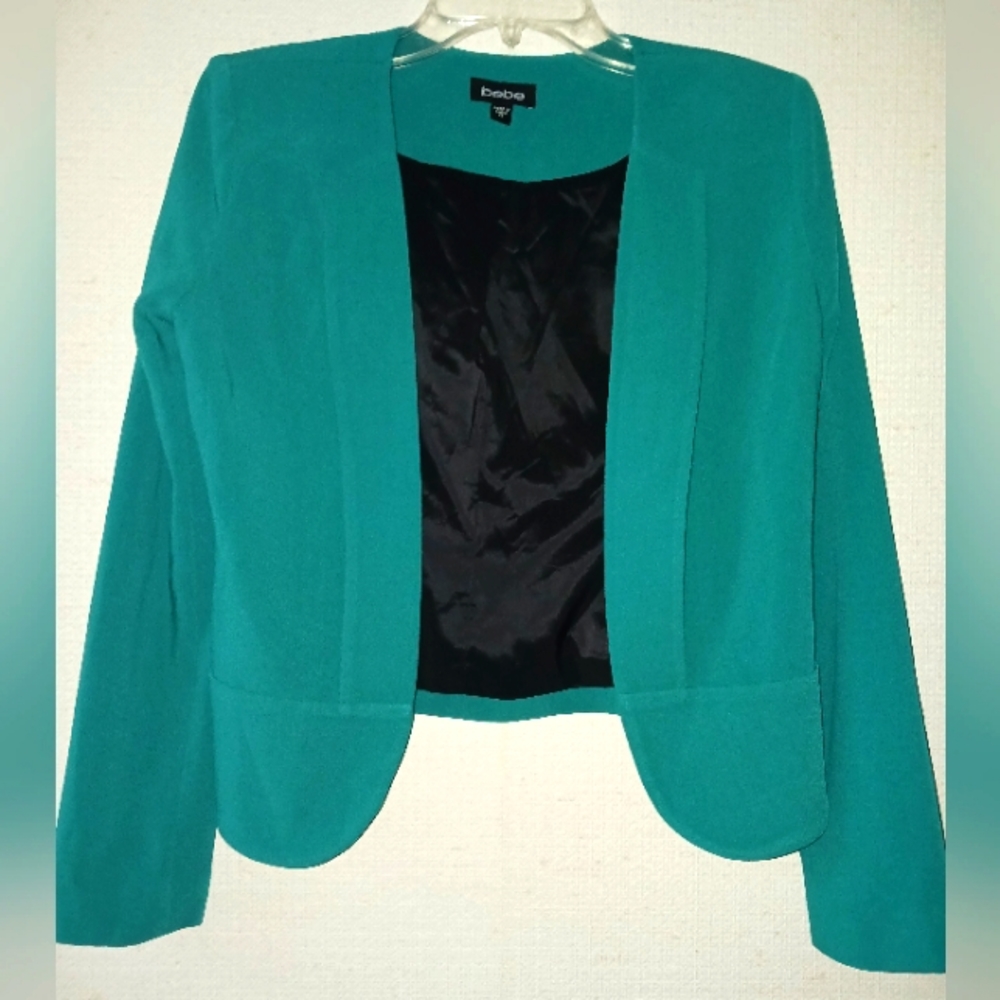 BRAND NEW Bebe Teal Blazer